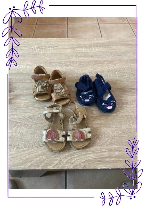 Lit chaussures filles T20/21